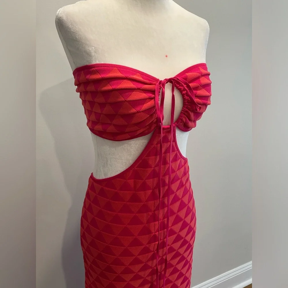 NWT Solid & Striped The Kiana Dress in Texture Geo - Picture 5 of 10